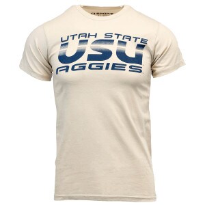 utah state usu aggies tshirt tan
